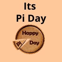 Yes, it’s Pi Day