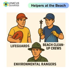 Helpers at the Beach