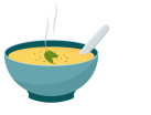 The word that describes soup.
