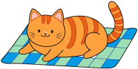 The cat is sleeping on the mat.