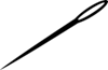 needle and scissors