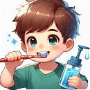 brushing teeth