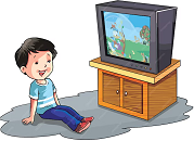 watching tv till late night
