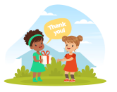 Saying 'thank you'