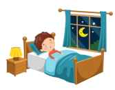 Sleep all day long