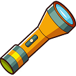 Solar-powered flashlight