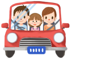 Wearing a seatbelt in a car helps keep you safe.