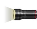 A flashlight – because it does not vibrate to create sound